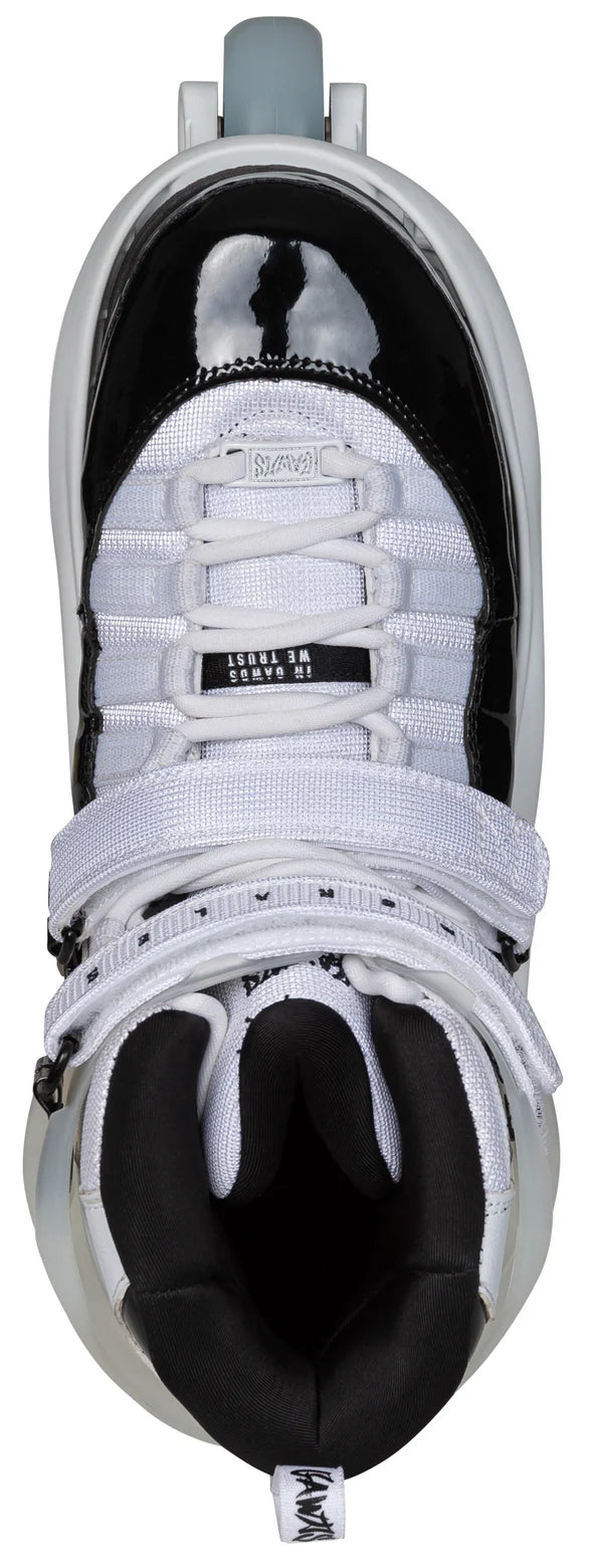 "FM 5" Black and White Gawds Pro Skate