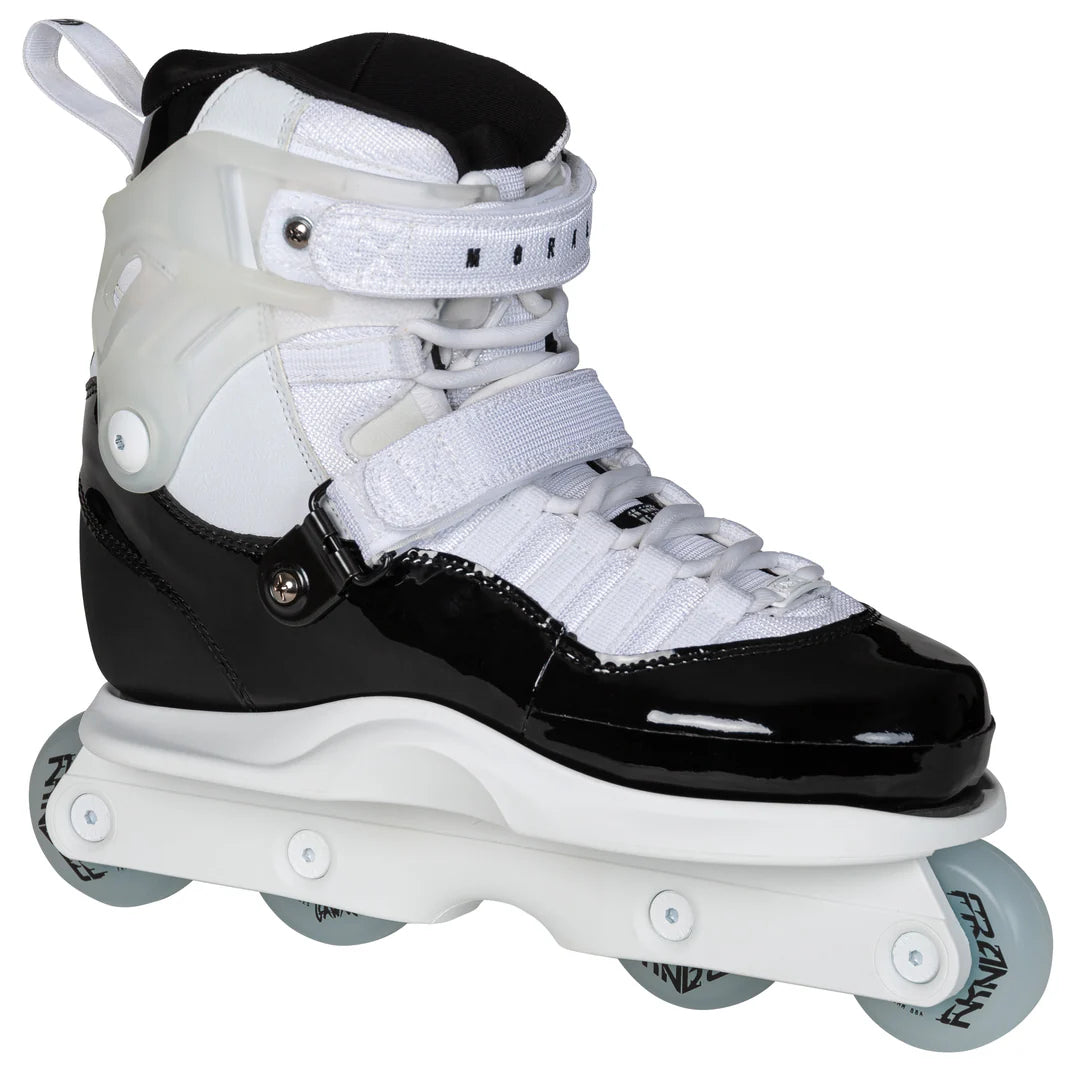 "FM 5" Black and White Gawds Pro Skate