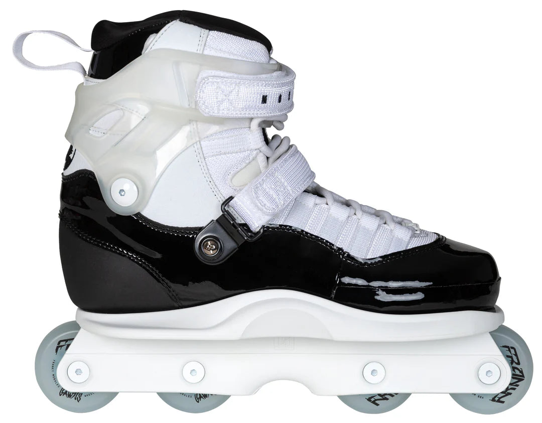 "FM 5" Black and White Gawds Pro Skate