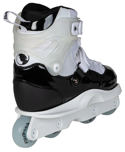 "FM 5" Black and White Gawds Pro Skate